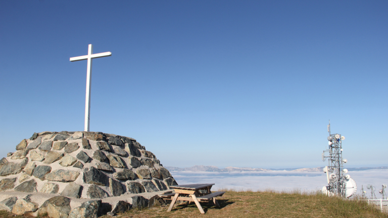 Photo de la Croix de Chamrousse en t