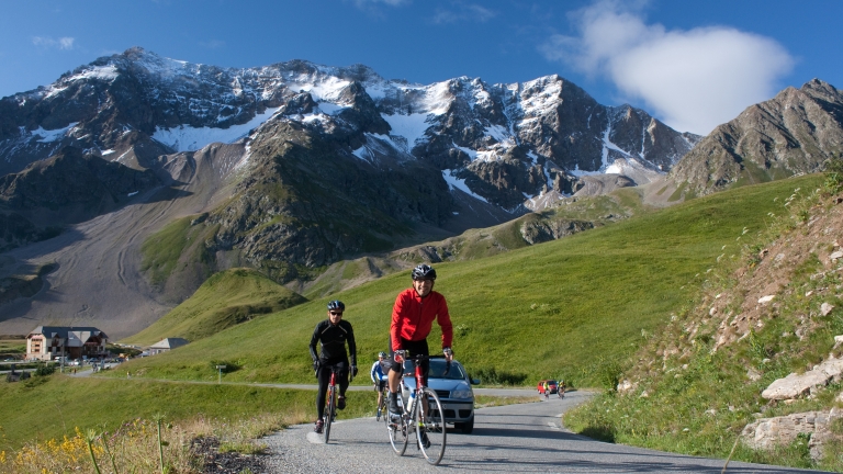 Au dpart du col du Lautaret