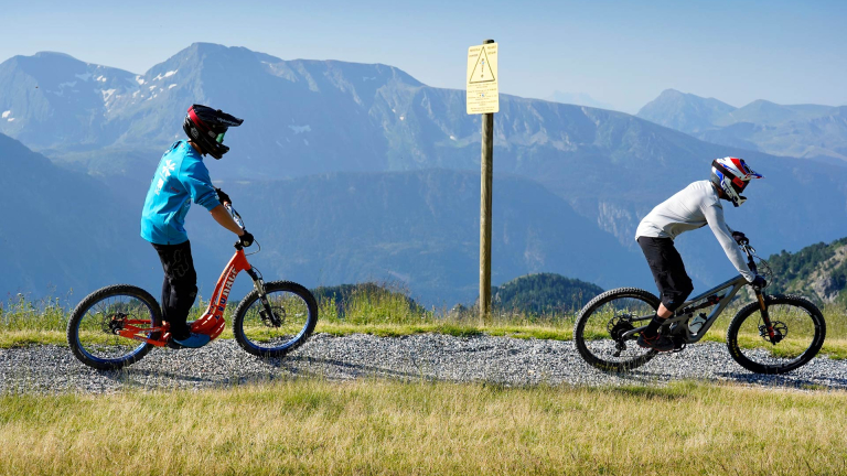 Photo piste VTT Blanchon Bike Park Chamrousse