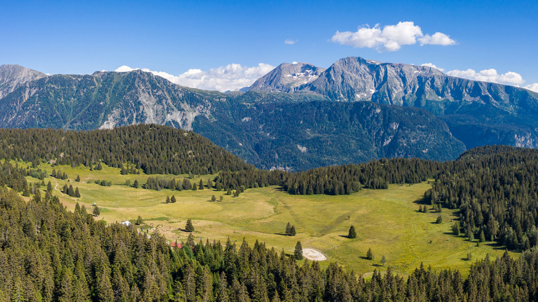 Photo drone Plateau de l'Arselle Chamrousse