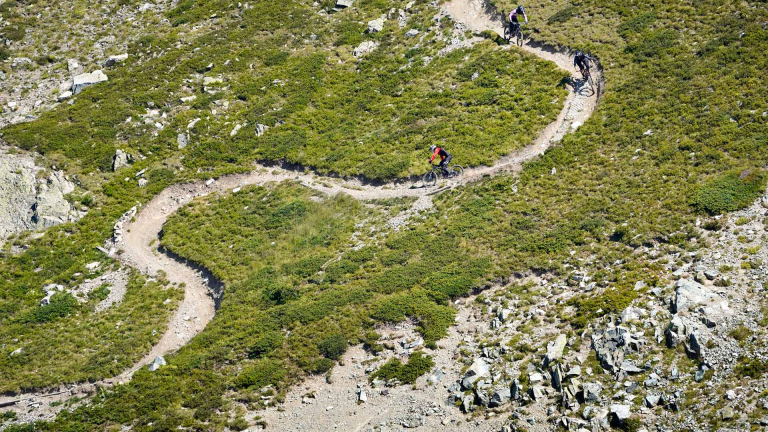 Photo piste VTT Ttras Bike Park Chamrousse