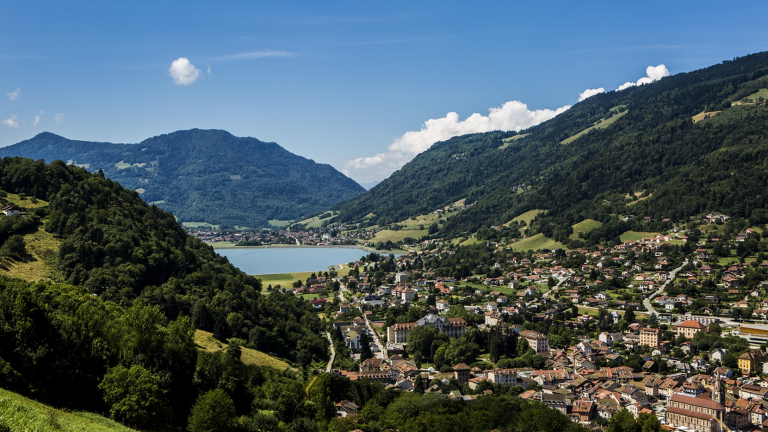 Vue sur Allevard, Isre