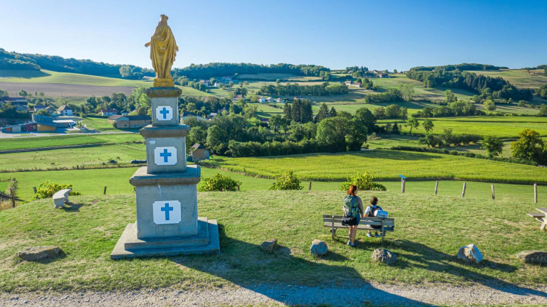 Statue Notre-Dame des Vignes - Valencogne