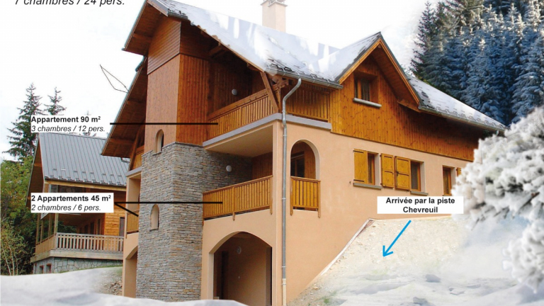 Appartements Chalet Les Eglantines:location Juillet / Aout et de Dcembre  Avril