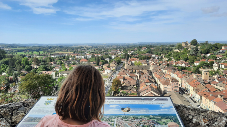 Table de lecture de paysage depuis la colline Saint Hippolyte - Balcons du Dauphin