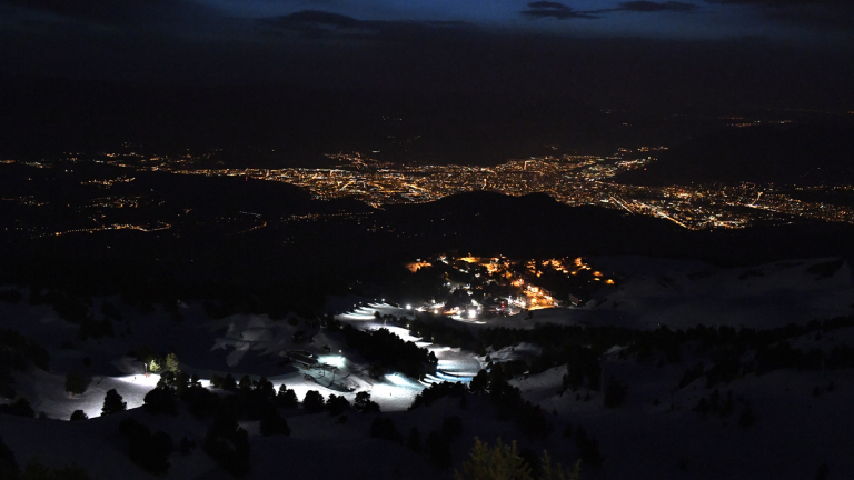 Ski nocturne Chamrousse