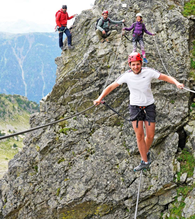 Photo via ferrata 3 fontaines Chamrousse