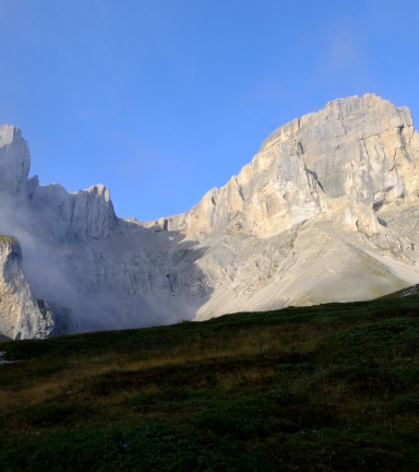 Marche d'approche vers la Tte de l'Obiou