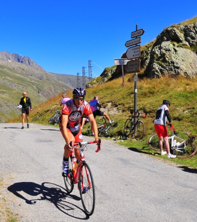 Arrive au col de Sarenne