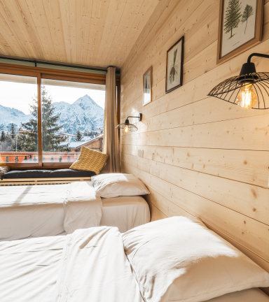 Chambre double vue montagne