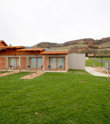 Les 4 chambres et leur terrasse .