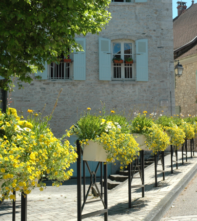 Ruelle du quartier historique de Morestel - Balcons du Dauphin