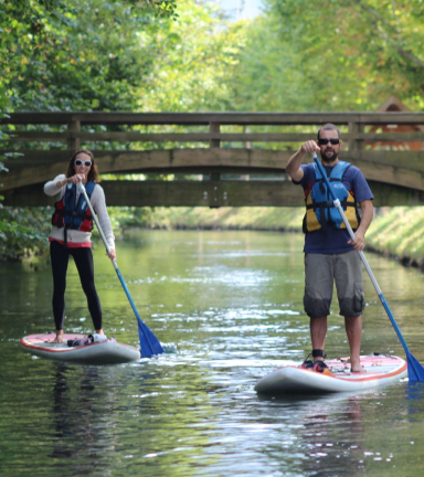 suivre la rive paddle