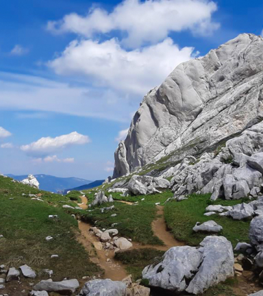 Sur le chemin du Pas de L'Oeille