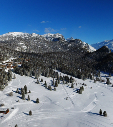 Photo du plateau de l'Arselle en hiver