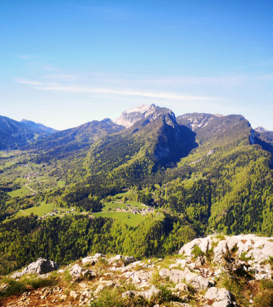 Depuis le sommet de Roche Veyrand