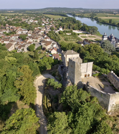 Vue arienne de Vertrieu