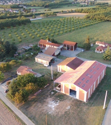 La Ferme des Combeaux  Saint-Sauveur (38) vue du ciel