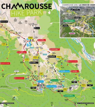 Plan randonnes Chamrousse 2024