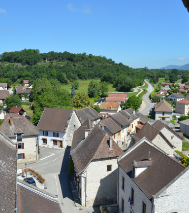 vue sur Creys-Mpieu - Balcons du Dauphin - Nord-Isre -  moins d'une heure de Lyon