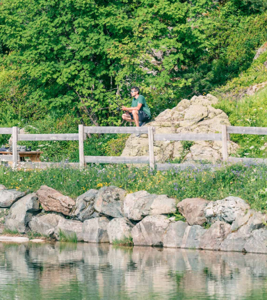 Photo pche lac des Vallons Chamrousse