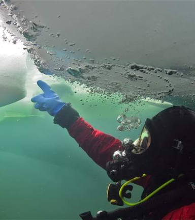 Plonge sous glace