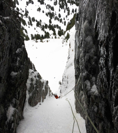 Initiation alpinisme hivernal