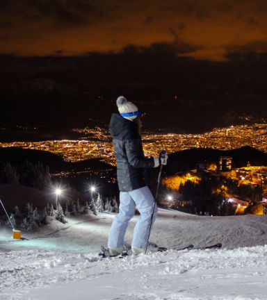 Ski nocturne Chamrousse