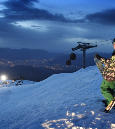 Ski nocturne Chamrousse