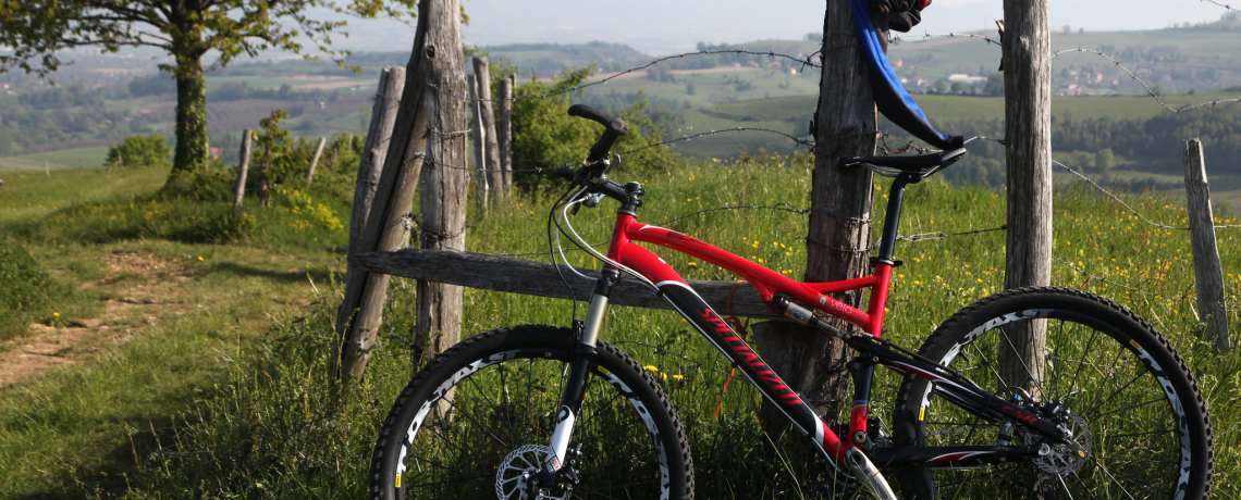 VTT dans les Chambaran