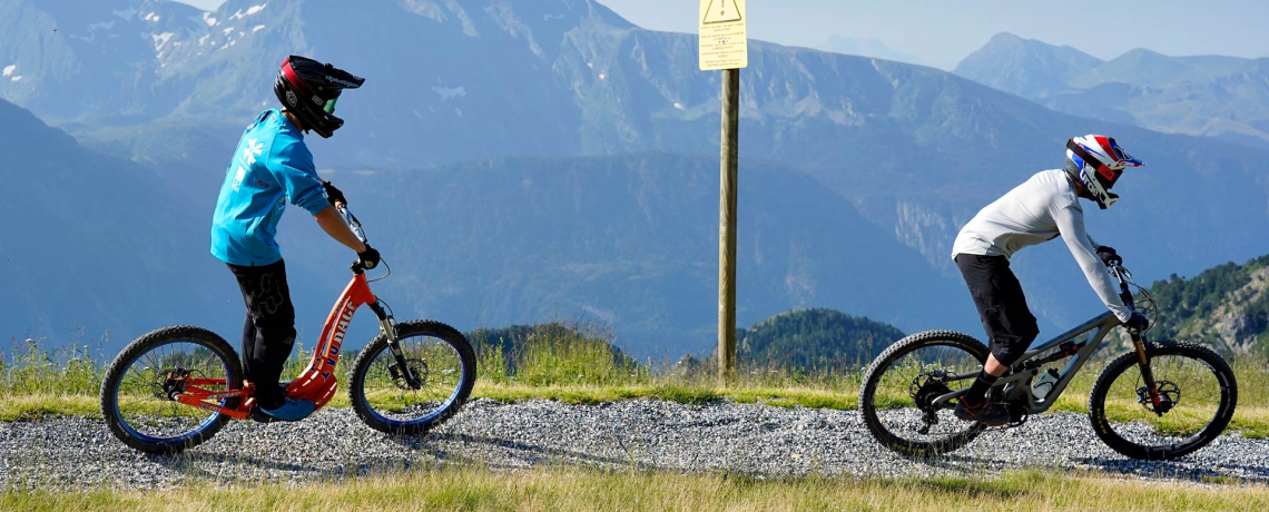 Photo piste VTT Blanchon Bike Park Chamrousse