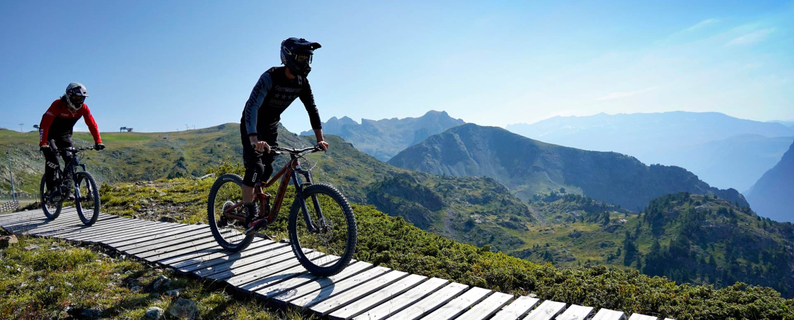 Photo piste VTT Panoramique Bike Park Chamrousse