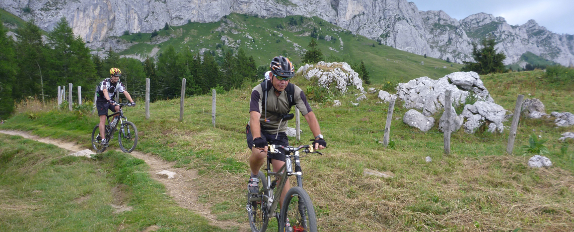 Chemins du Soleil - La traversée du Vercors en VTT