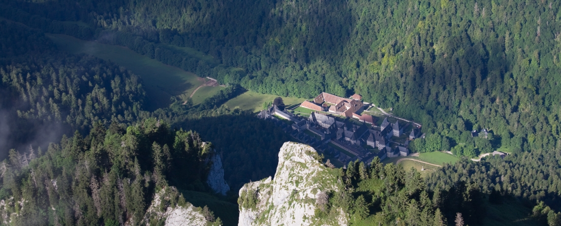 Monastre Grande Chartreuse depuis le Grand Som