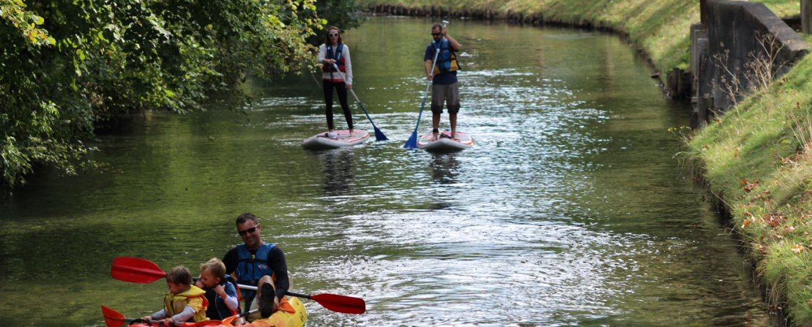 suivre la rive paddle