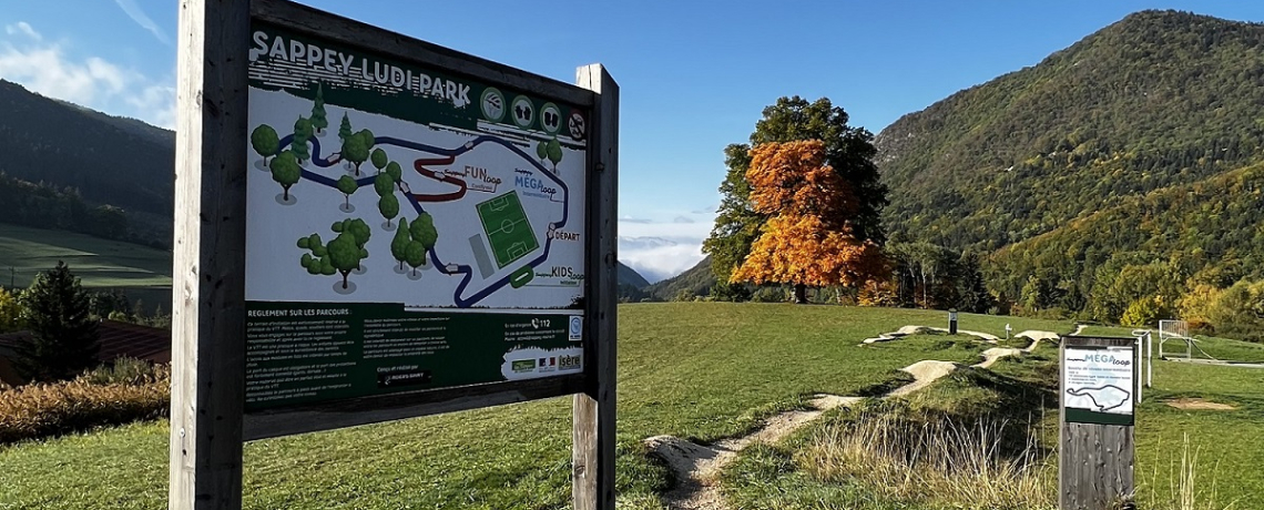 Ludi Park du Sappey : sentiers VTT pour enfants