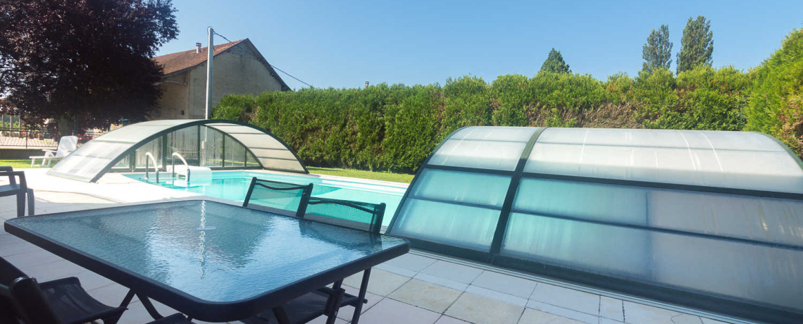 Votre terrasse privative, Piscine & jardin commun avec Gte 55005