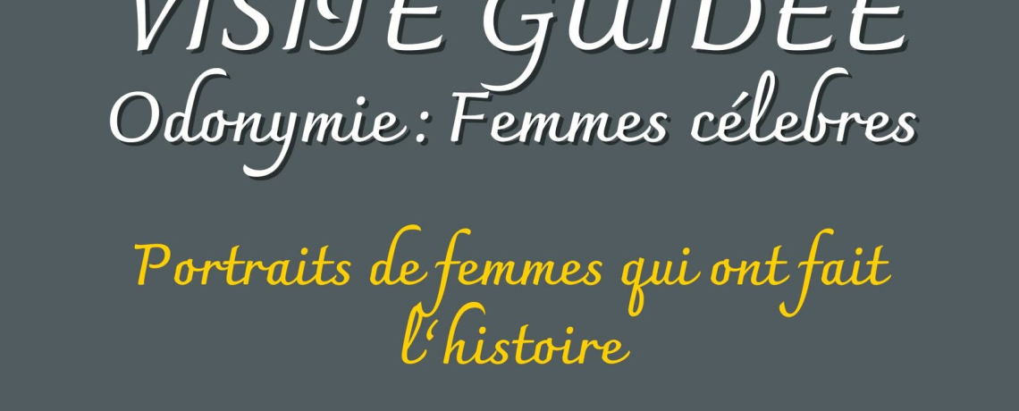 Parcours guidée &quot;Odonymie : Les femmes célèbres dans l’espace public martinérois&quot; par les élèves du club &quot;Histoire mémoire&quot; du collège Henri Wallon