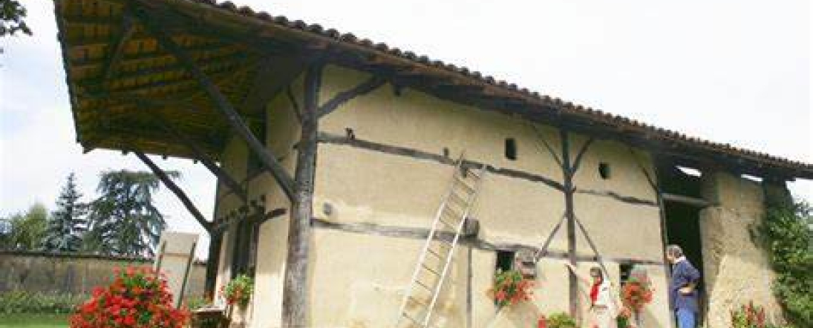 Une maison en torchis et pans de bois