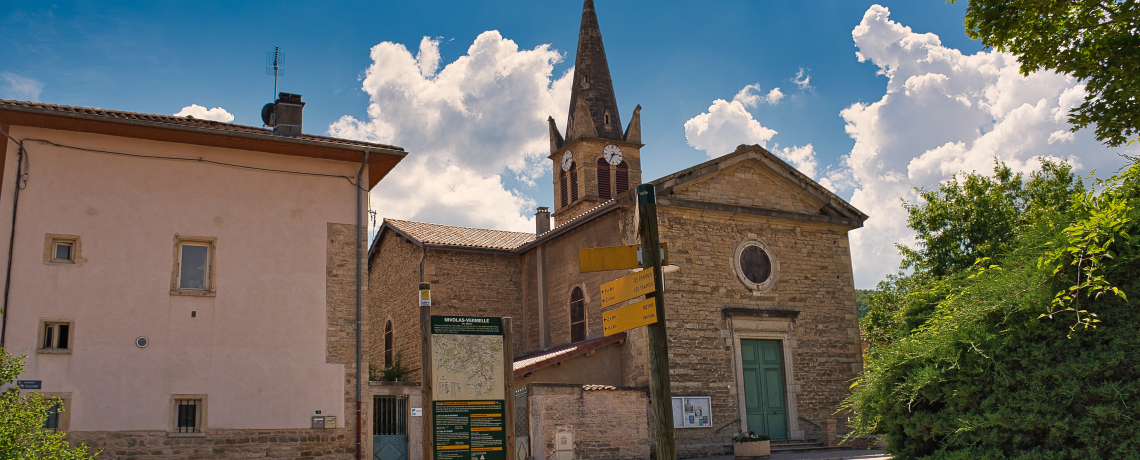 Randonnée VTT autour de l&#039;église de Vermelle