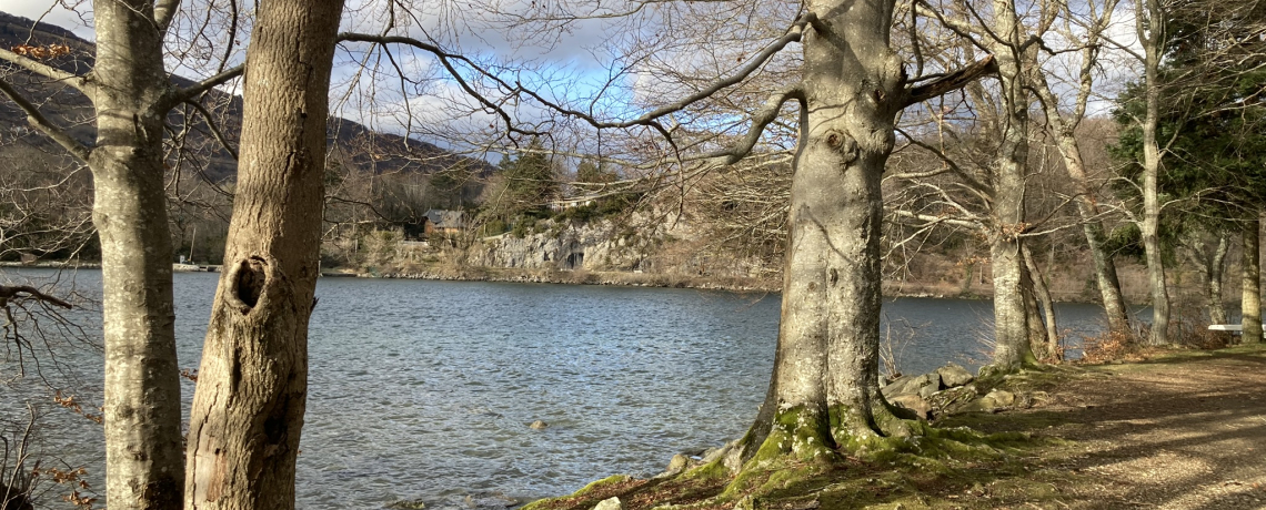 Rando-poussette au bord du lac de Laffrey