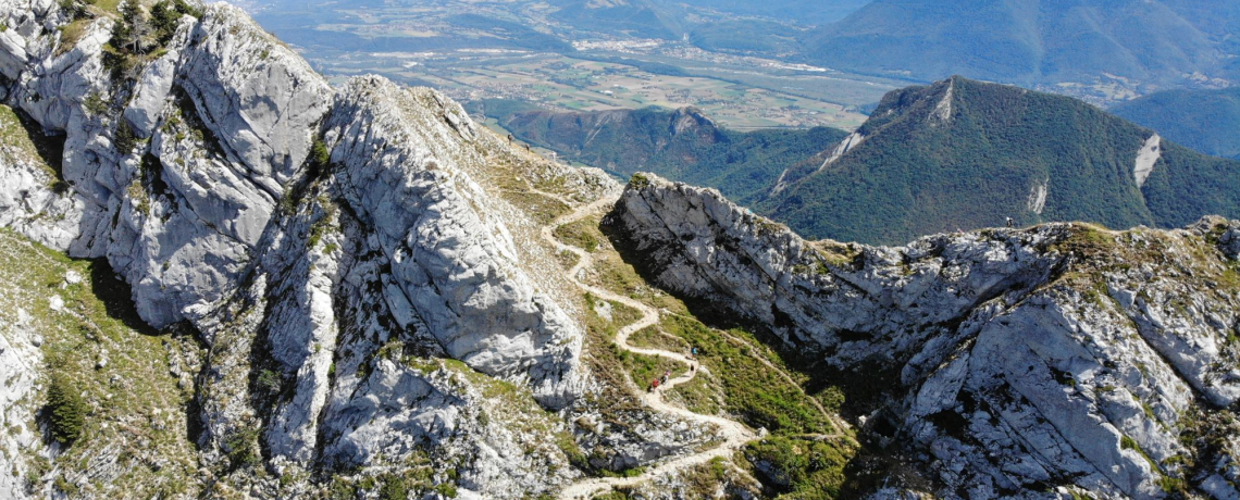 Le col Vert, sentier Péronnard