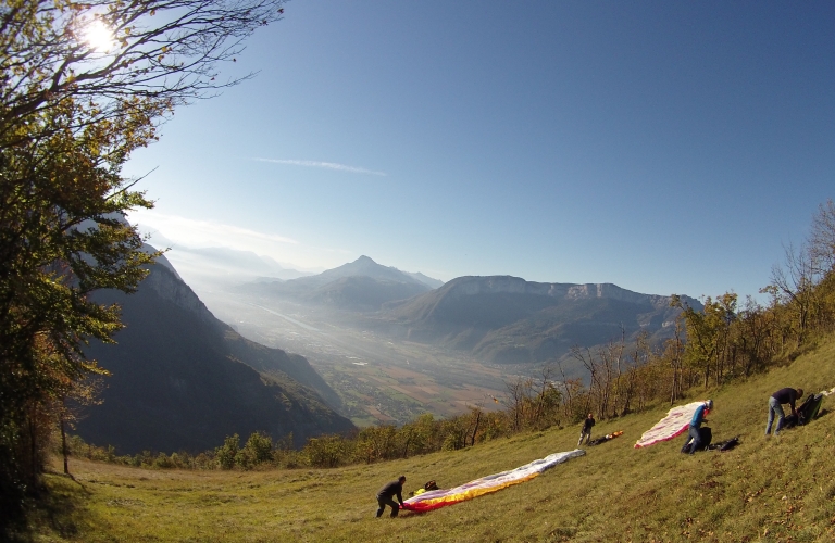 Vue sur la valle de Grenoble