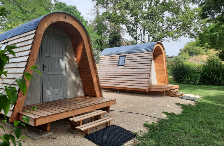 Les pods du camping