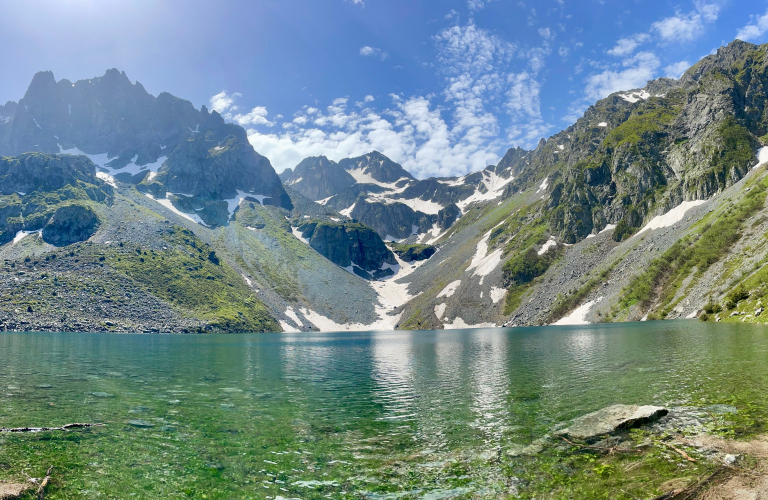 Pont de la Betta - Le lac de Crop