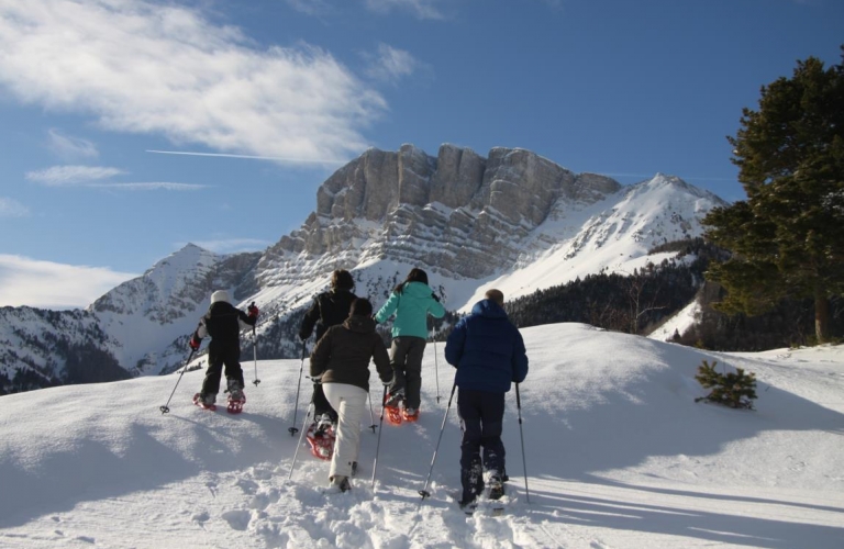 Raquettes en famille  Gresse-en-Vercors