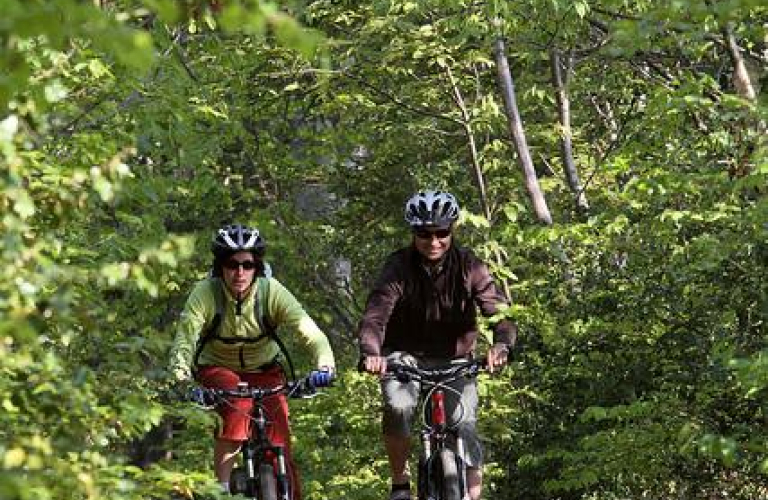 VTT en fort de Chambaran