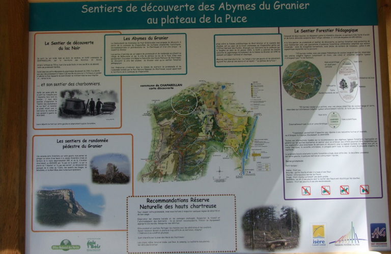 Le sentier forestier pédagogique du &quot;Plateau de la Puce&quot;