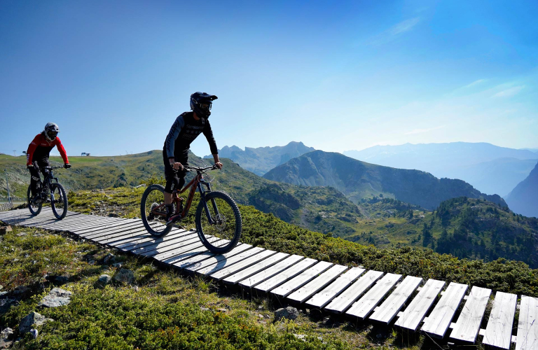 Photo piste VTT Panoramique Bike Park Chamrousse