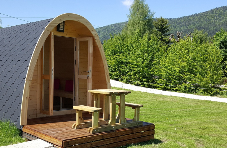 Cabane Nature en bois - Camping le Vercors